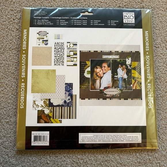 Scrapbook Kit – 12x12 Memory Album Set (NEW & Sealed!) 🧡 - Picture 2 of 5